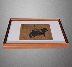 镇巴书画装裱配框服务案例